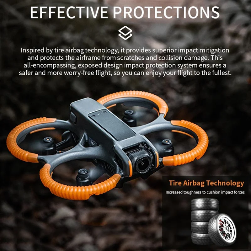 DJI 아바타 2용 A14M 프로펠러 가드 범퍼 충격 보호대 충돌 방지 범퍼 프로펠러 보호 가드