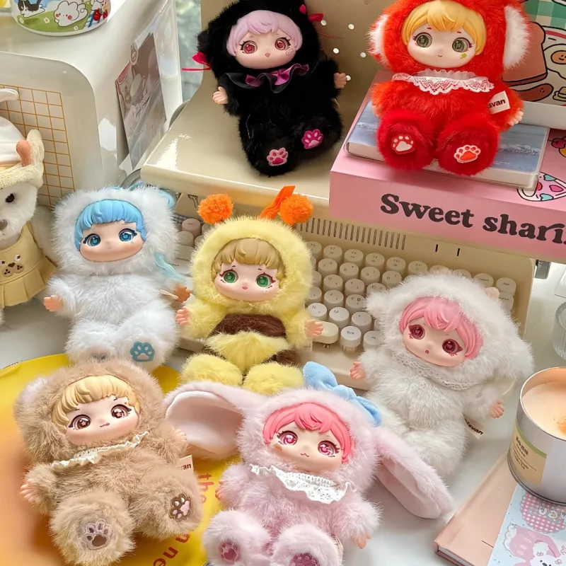 

Genuine Letsvan Ziyuli Animal Party Series Blind Box Cute Anime Action Figure Trendy Ornament Doll Kid Birthday Customized Gifts