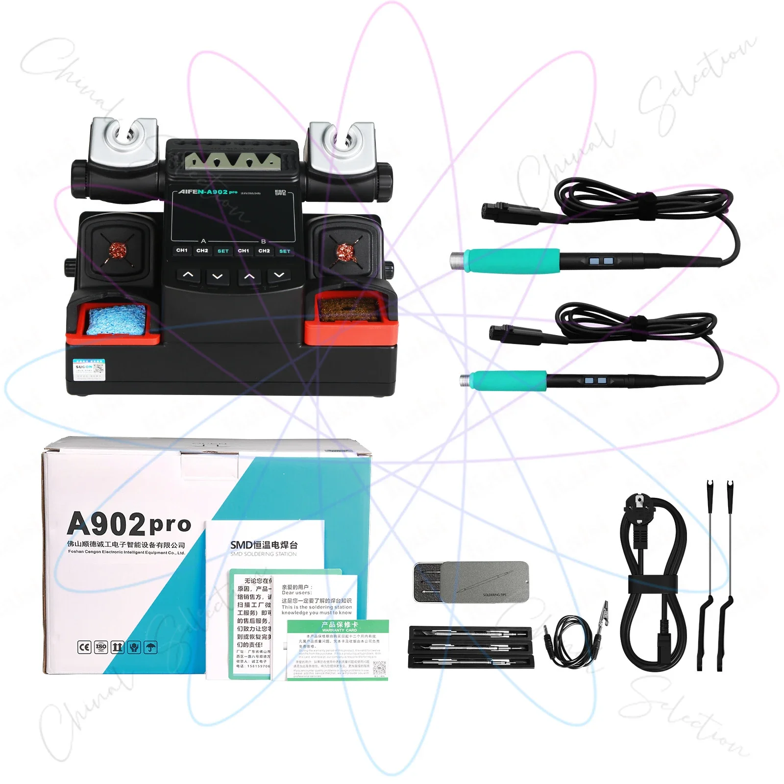 New AIFEN A902PRO Welding Table Mobile Phone Repair 350W High Power Constant Temperature Electric Soldering Iron 115/210/245