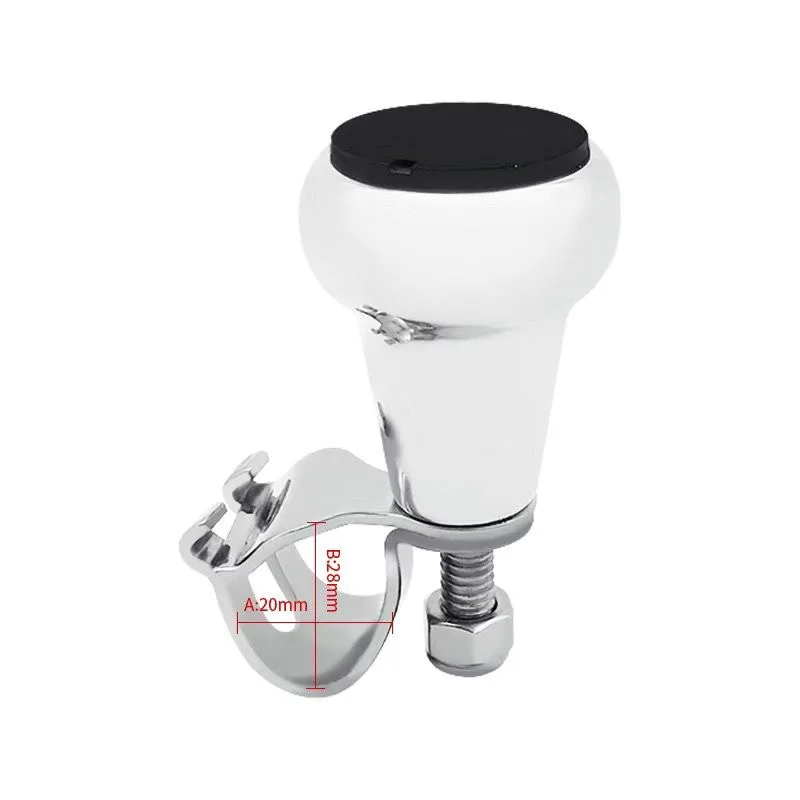 Stainless Steel Steering Wheel Spinner Knob, Boat Steering Grip for Yacht, Speedboat & Fishing Boat, Marine Hardware Accessories