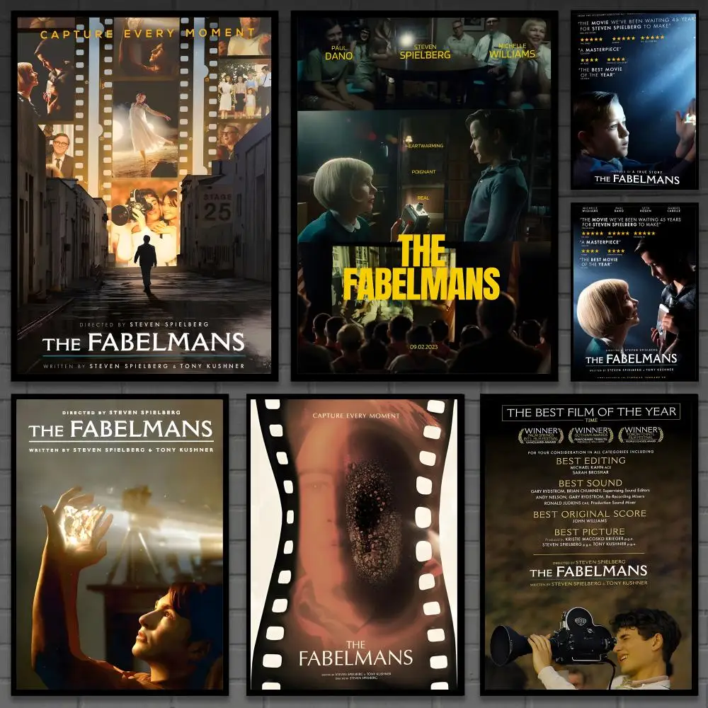 t-The Fabelmans movie Poster Versatile HD Waterproof Wall Art Self-Adhesive Decor for Any Space Ideal Gift