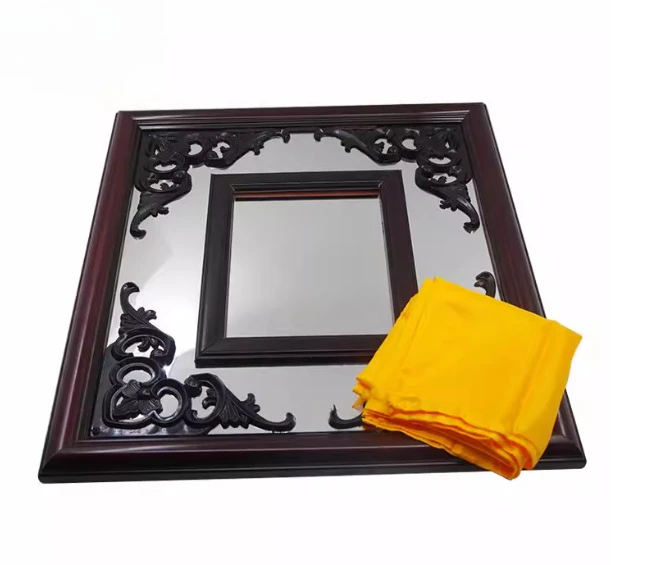 الحرير من خلال مرآة خدعة سحرية منديل من خلال الزجاج الوهم المرحلة عن قرب ماجيا للتحايل الدعامة للسحرة