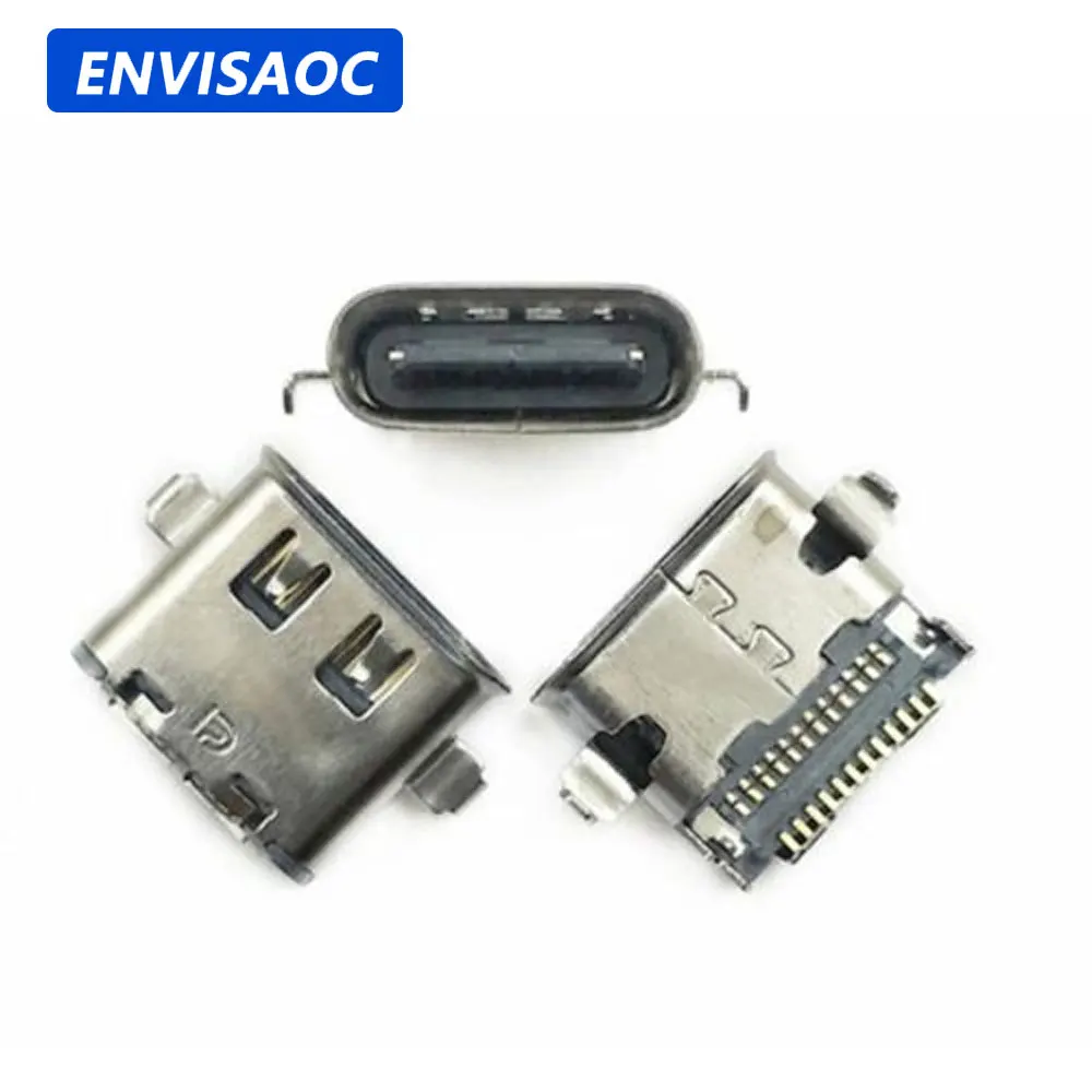 Para Lenovo ThinkPad T480 T580 L480 L490 L580 L14 L15 P52S portátil tipo c puerto de carga de DC-IN conector de alimentación CC
