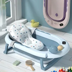 Foldable Baby Bathtub Safe and Portable Bathing Solution for Infants and Toddlers Suitable for 6-12 Months Easy Baby