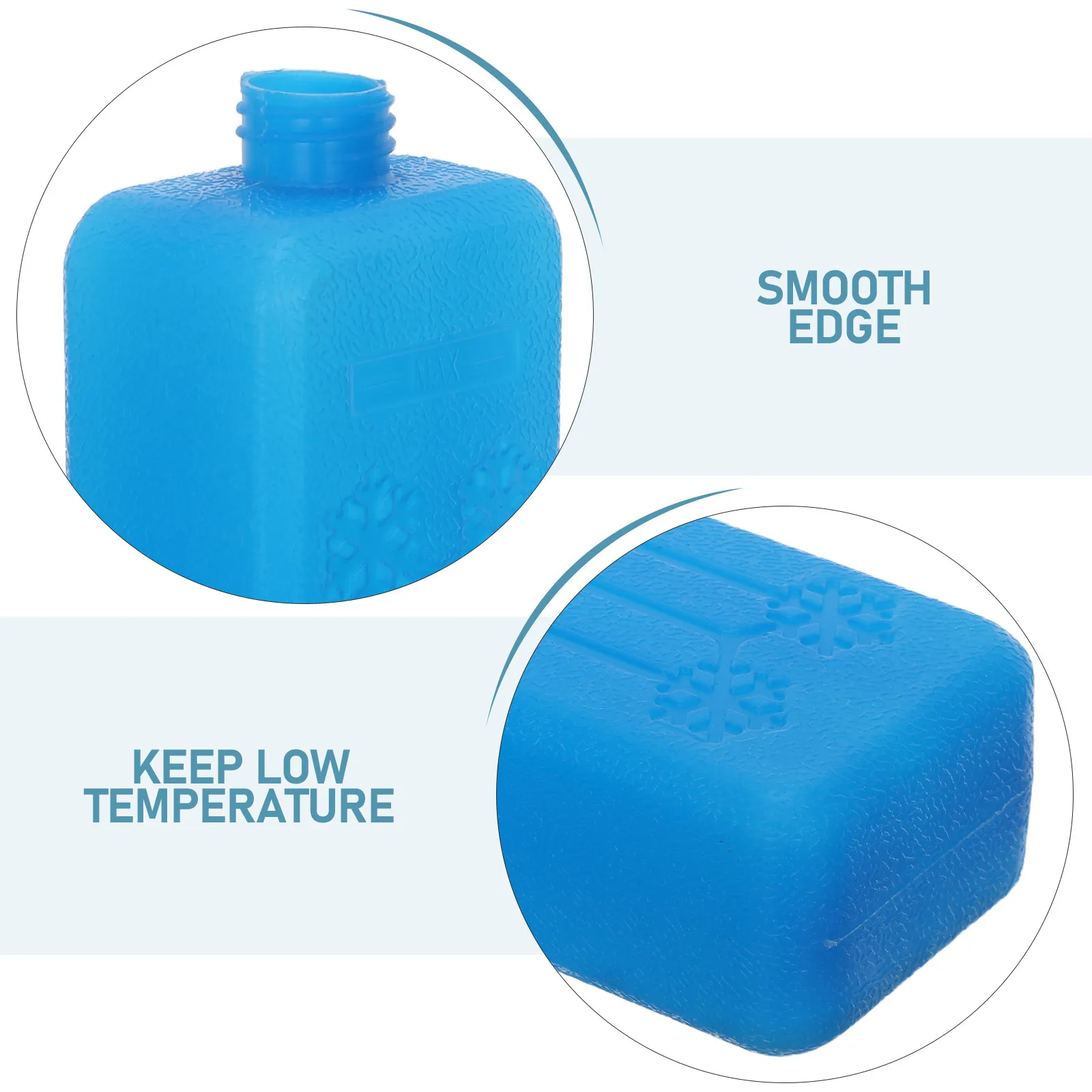 4Pcs Ice Packs for Air Conditioner Fans Reusable Cooling Blocks Cooler Bag Lunch Box Camping Picnic Accessories