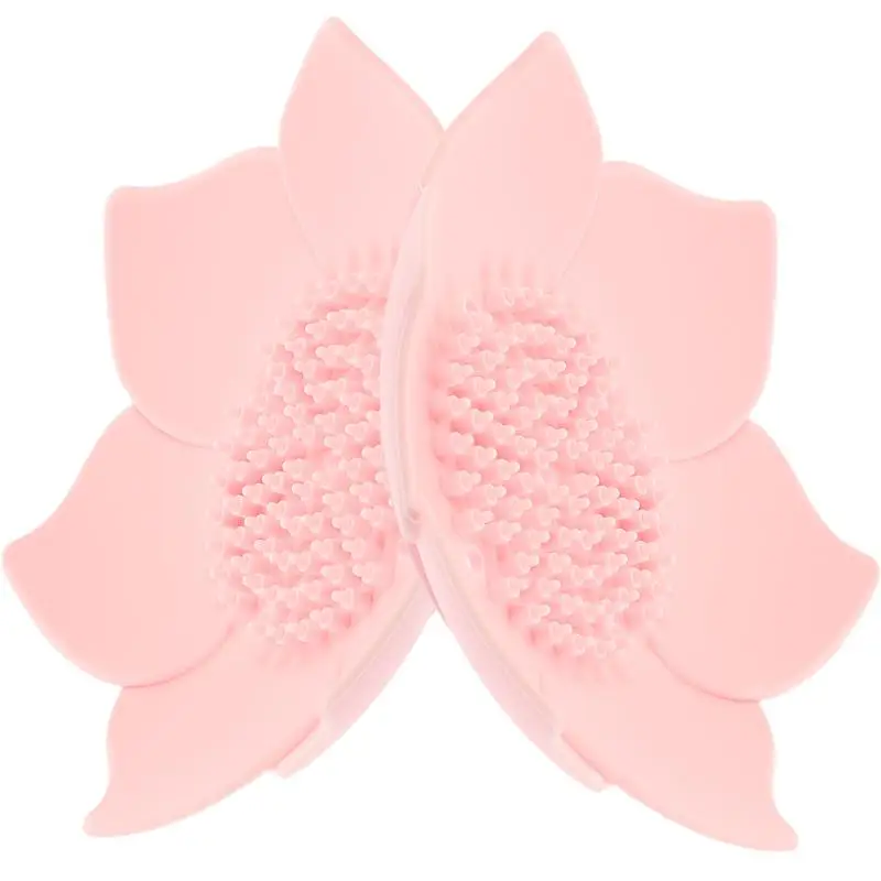 

2pcs Flower Soap Holder Household Self Draining Soap Dish Holder Soap Container for Shower Bathroom Kitchen Sink Wash Table