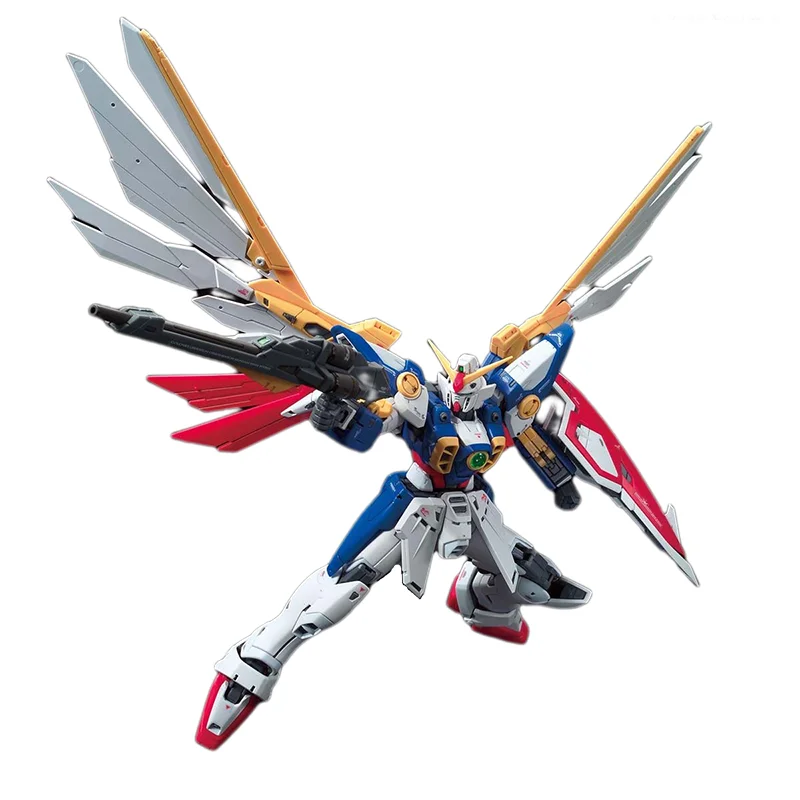 Bandai Anime oryginalne skrzydło GUNDAM EW RG 1/144 oryginalne zabawki modele montażowe figurki prezenty kolekcjonerskie ozdoby chłopięce dzieci