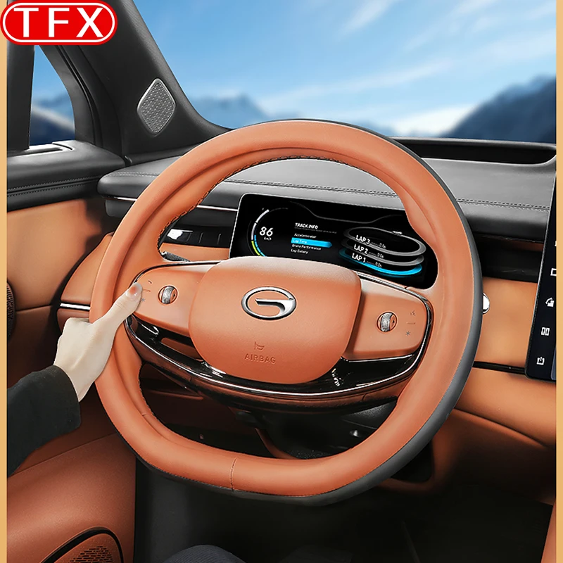 

For Trumpchi GAC S7 2025 2026 Car Steering Wheel Cover Ultra-thin All Season Universal Anti Slip Handle Cover Auto Accessories