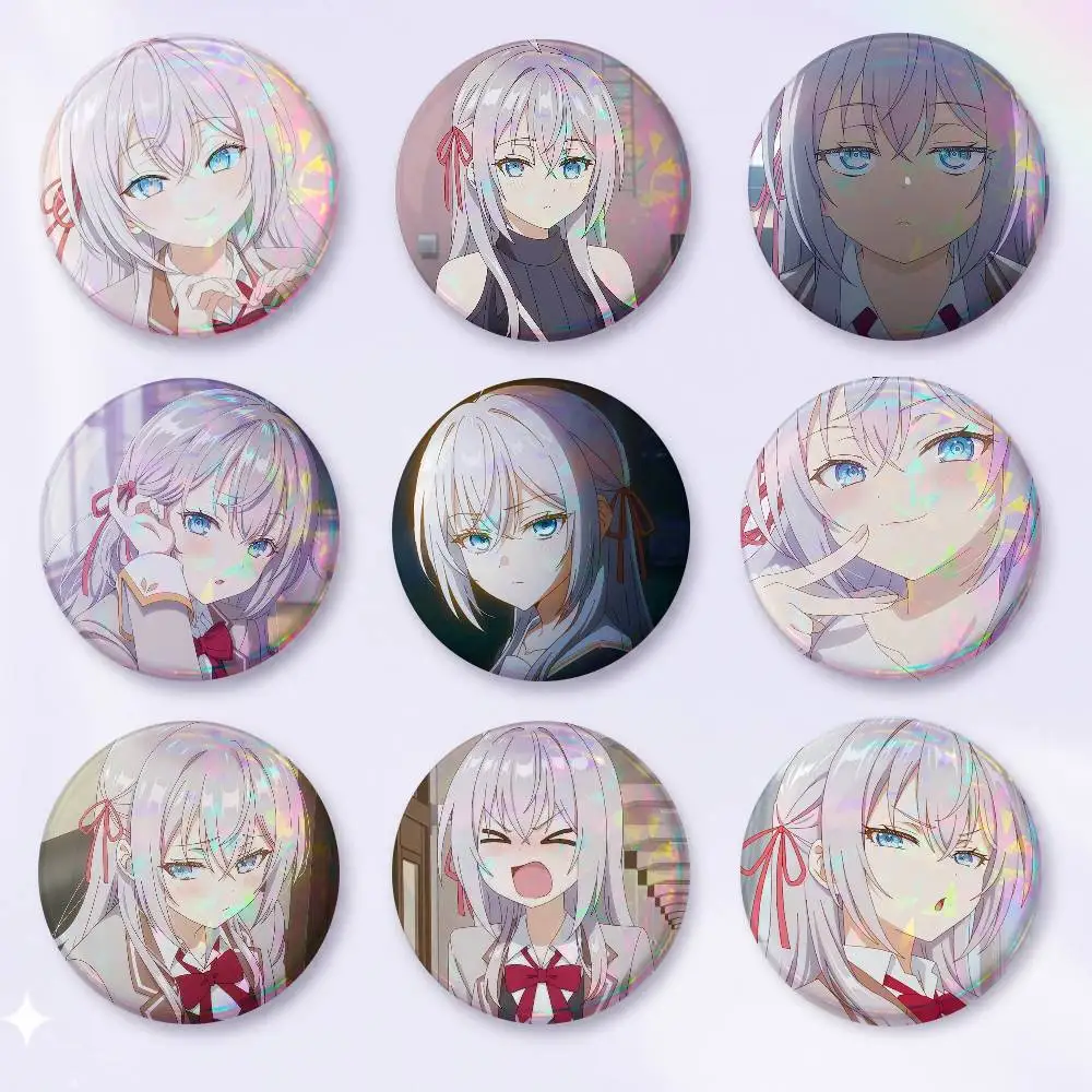 A-Alisa Mikhailovna Kujou Anime Anime Round Badges, Brooches, Clothing Accessories, Birthday Gifts, Anime Conventions
