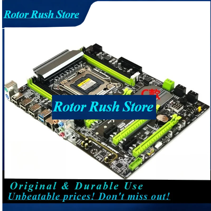 RoRuSFor Main Board Support E5 2680 2696v2CPU ECC Memory 1356 Pins Main Board