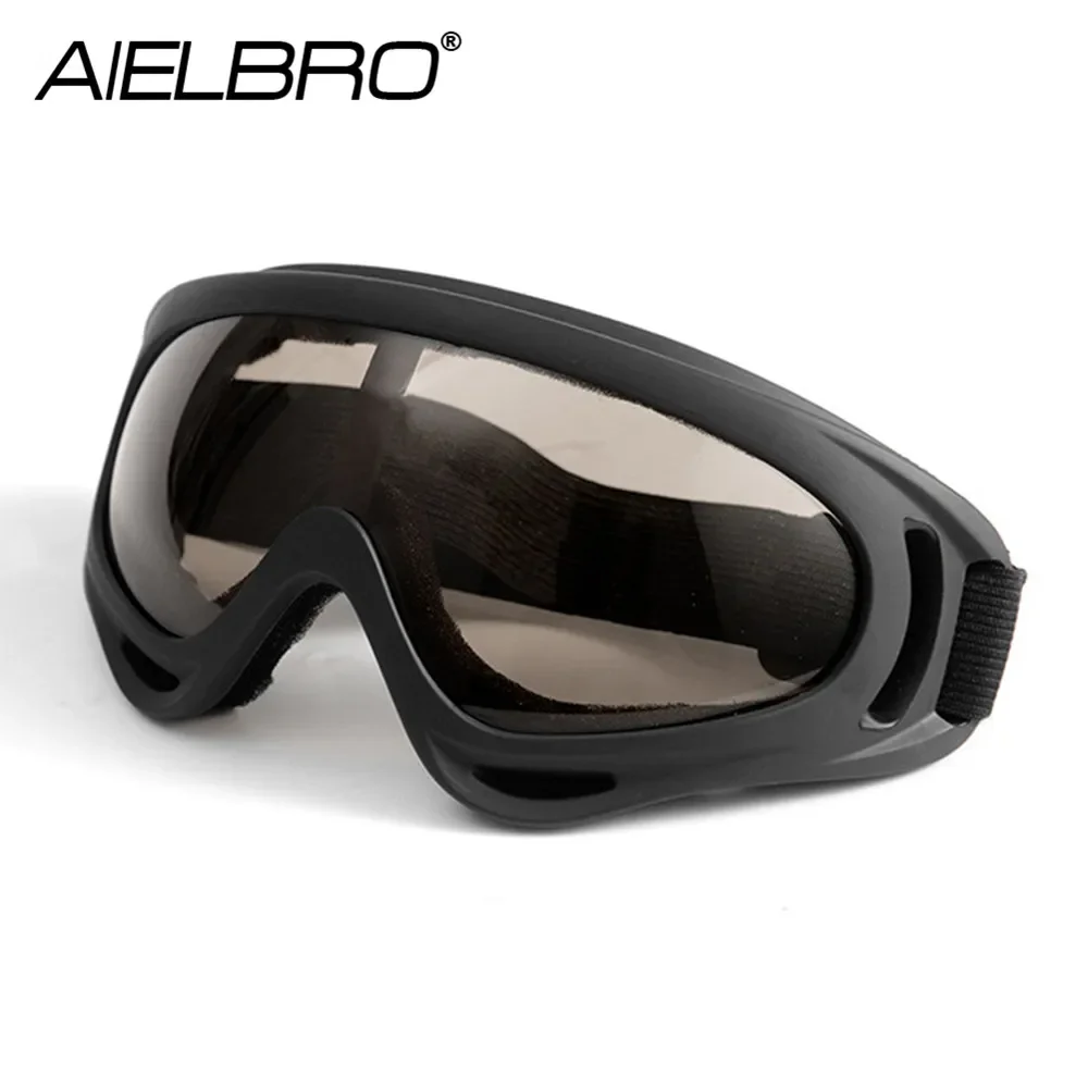 AIELBRO-Máscara de esquí a prueba de viento para invierno, gafas deportivas para nieve, esquí, UV400