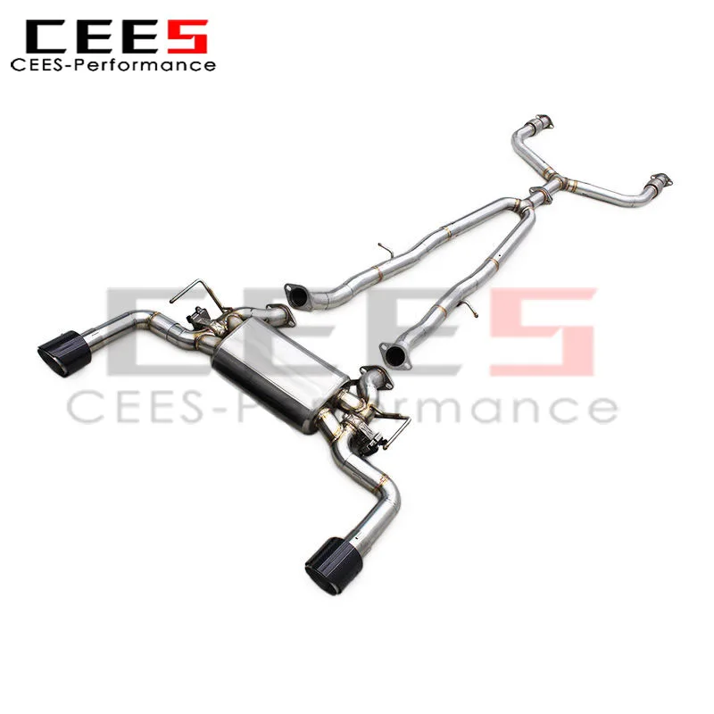 

Catback Exhaust Pipes System Escape for Infiniti Q50S 3.7L 2014-2018 Racing Stainless Steel Exhaust Pipe with Valve Control
