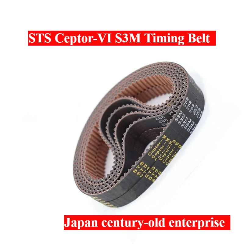 Japan STS Ceptor-VI S3M Timing Pulley Belt S3M447 S3M453 S3M456 S3M459 S3M468 S3M471 S3M474 S3M480 S3M483 S3M486 S3M513 S3M516