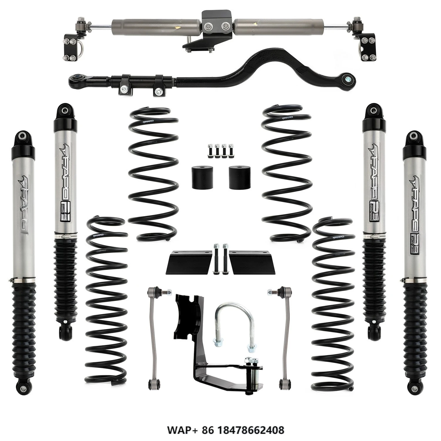 

FAPO TY562602 Manufacturer 2.5"Lift Kits 4x4 Offroad Shock Absorber Coilover Suspension for Jeep Wrangler JL 2018-2021