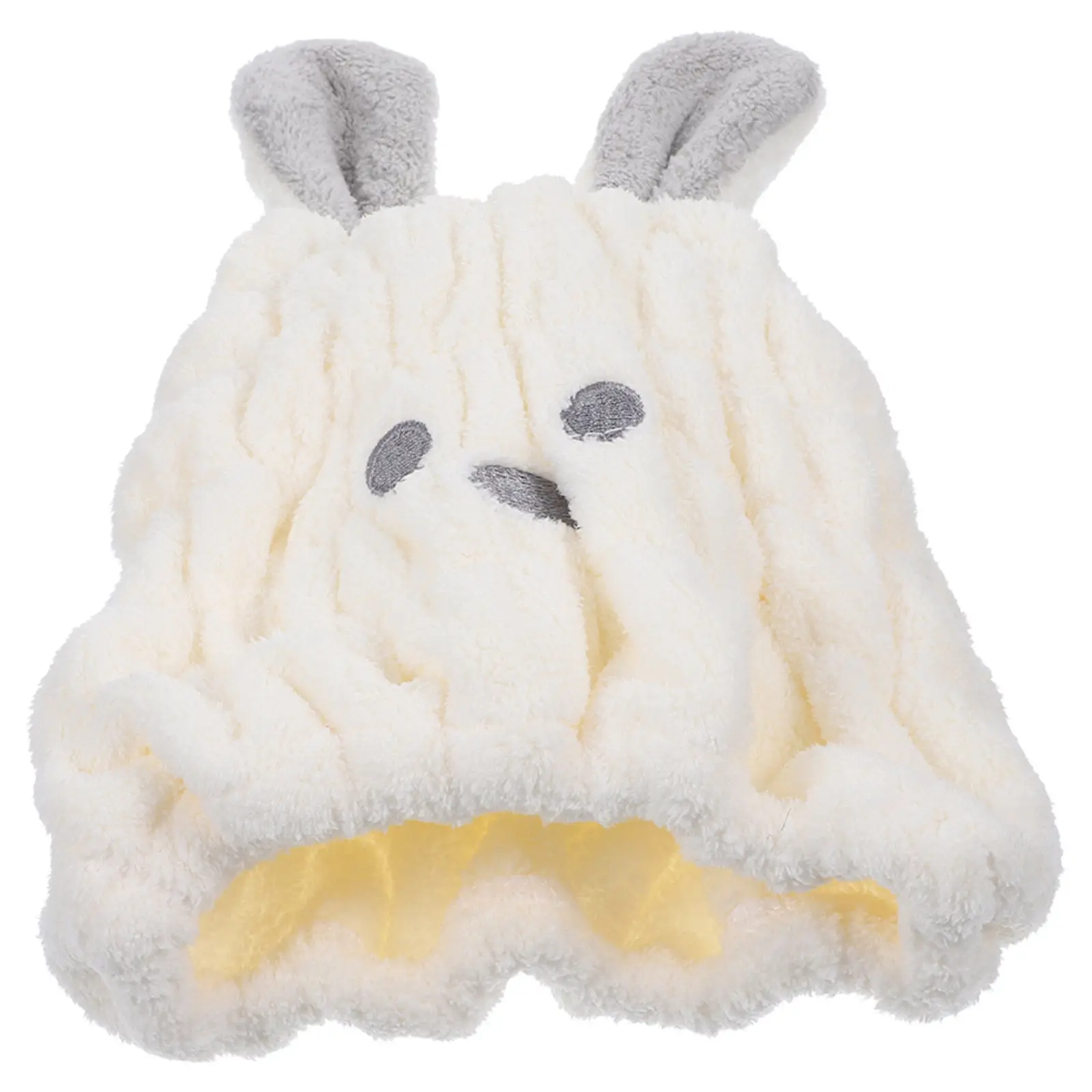 

Kids Hair Drying Cap Coral Fleece Fast Absorbent Cartoon Design Soft Lightweight Head Towel Wrap for Wet Hair Home Travel Use