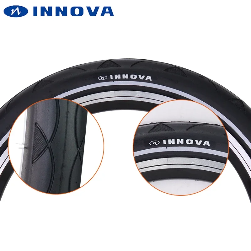 INNOVA 40-305 16x1.5 Bike Tire 33TPI 16 Inch City Steel Wired Tire Tube Cycling Folding Bicycle