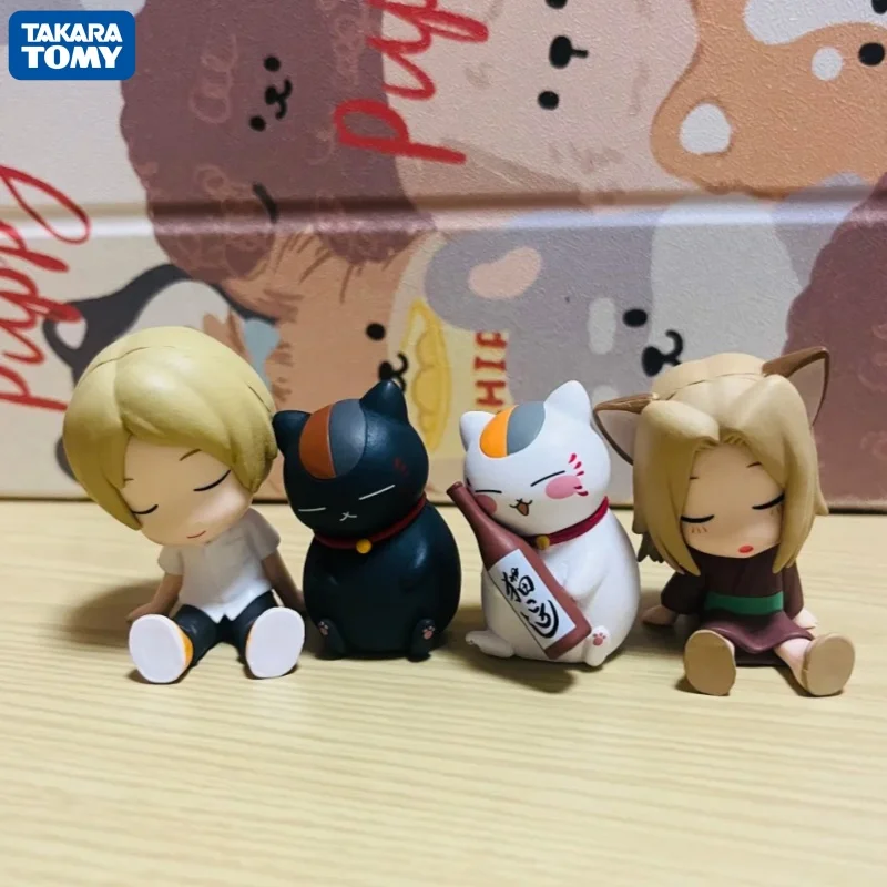 

TAKARA TOMY Original 4Pcs Natsume's Book of Friends Gashapon Madara Hide & Seek Toys For Kids Gift Collectible Model Ornaments