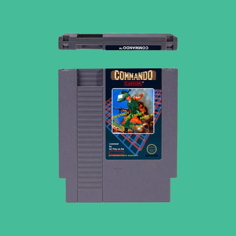 

Commando- 72 pins Game Cartridge for 8bit NES Video Game Console