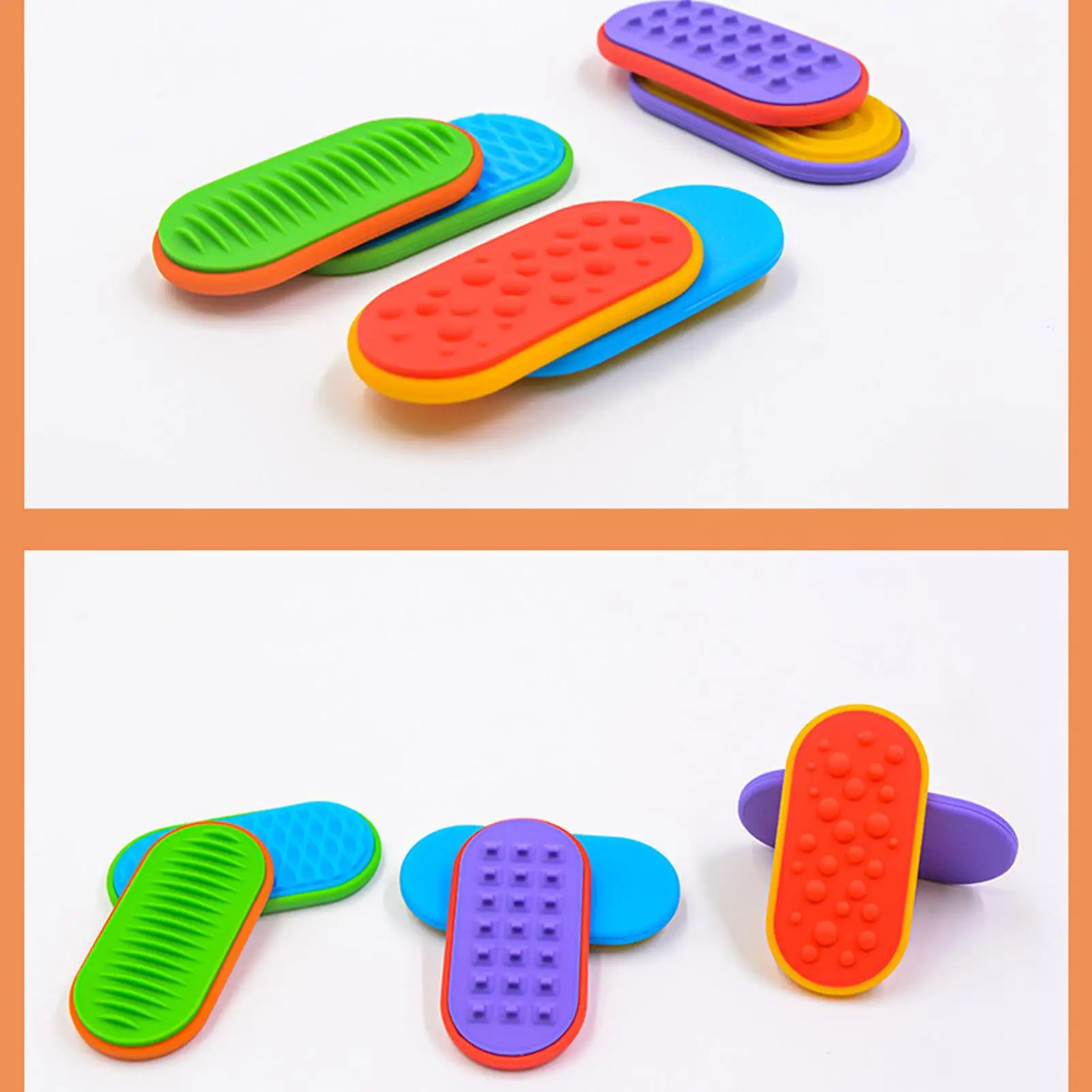 Vinger Fidget Speelgoed 6-delig Ontspanning Magnetisch Volwassenen Vinger Zintuiglijk Glijdend Speelgoed Voor Vrouwen Mannen Familie Kinderen Jongens Meisjes Thuis