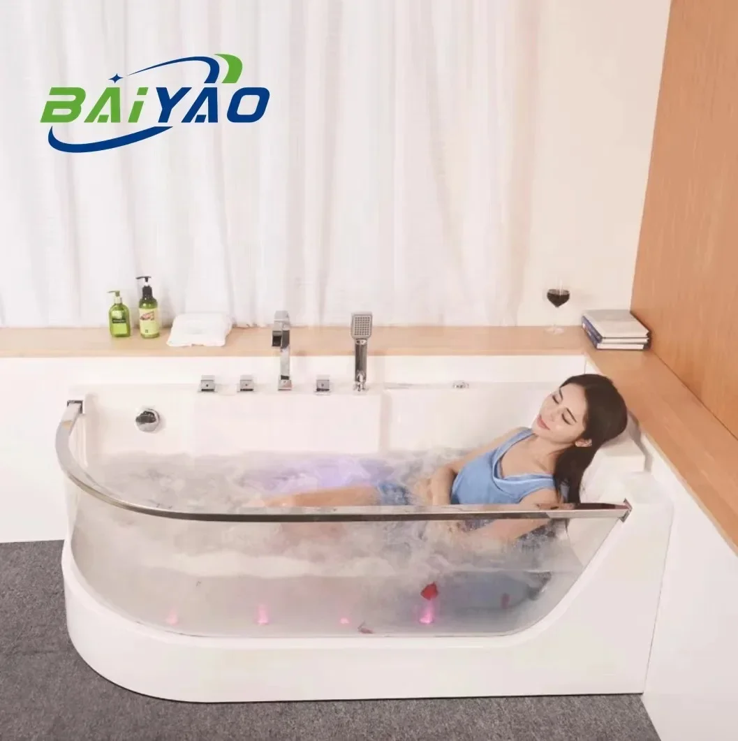 Vasche idromassaggio per 1 persona Spa Vasche da bagno per interni Jacuzzier Vasche da bagno spa per la casa personale Vasca idromassaggio acrilico idromassaggio