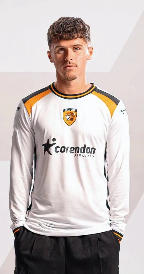 Hull City 2026/27 Langarmtrikot, 3D-gedrucktes schnelltrocknendes atmungsaktives T-Shirt, Mesh-Fußballtrikot für Männer und Frauen – Detail 3