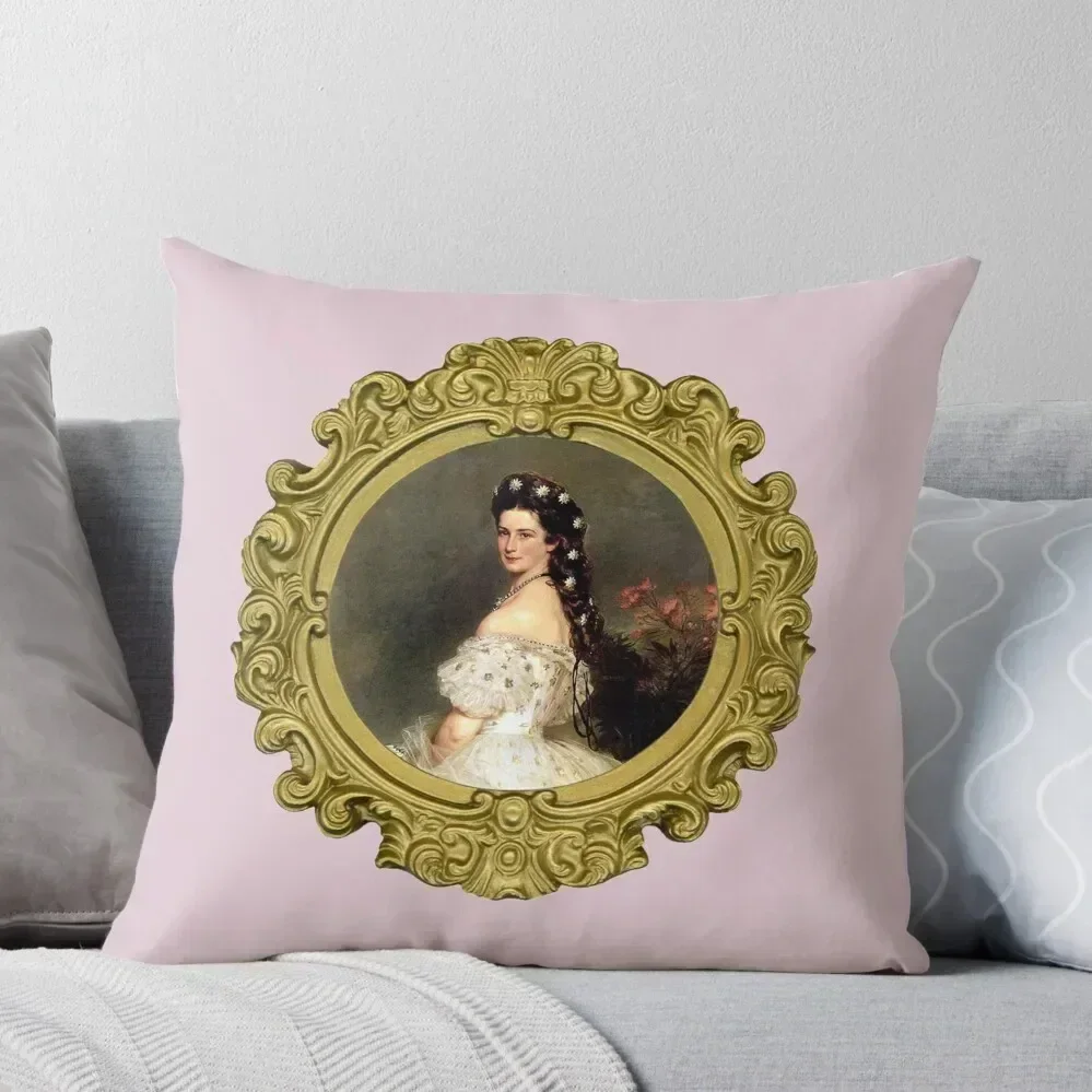 Portrait of Princess Sissi Throw Pillow pillowcases for sofa cushions Decorative Cushions For Luxury Sofa pillow