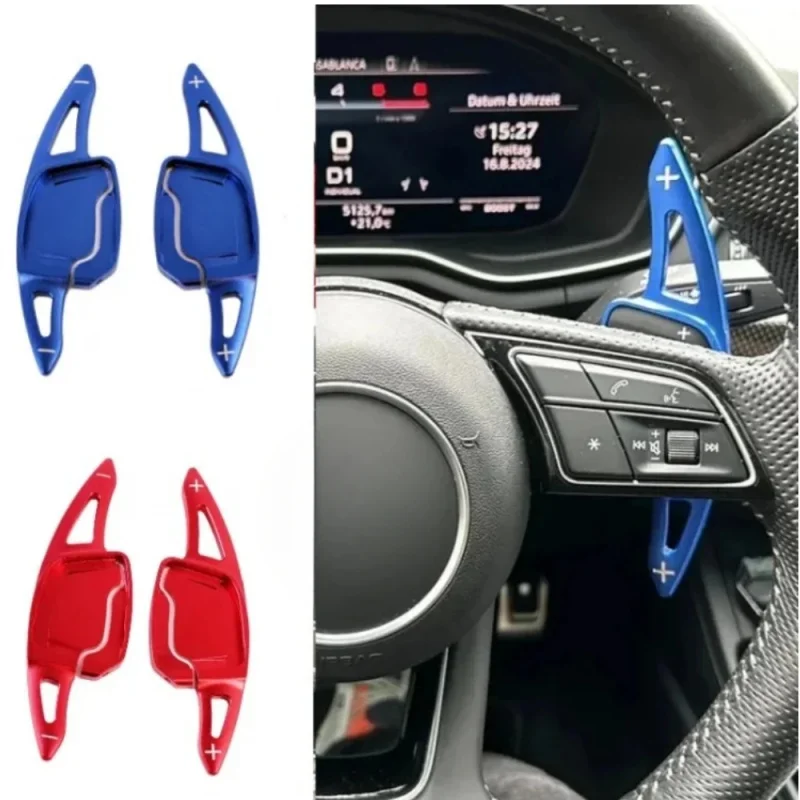 

Shifter Paddle For Audi A3 A6 S6 C8 A7 S7 4K A8 Q8 E-tron Sportback 19-24 Car Steering Wheel Paddle Shifter DSG Extension Gear