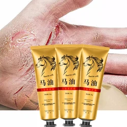 Tradycyjny chiński olejek koński Anti-Drying Crack Foot Moisturize Cream Hand Heel Cracked Repair Remove Dead Skin Callus Care Mask