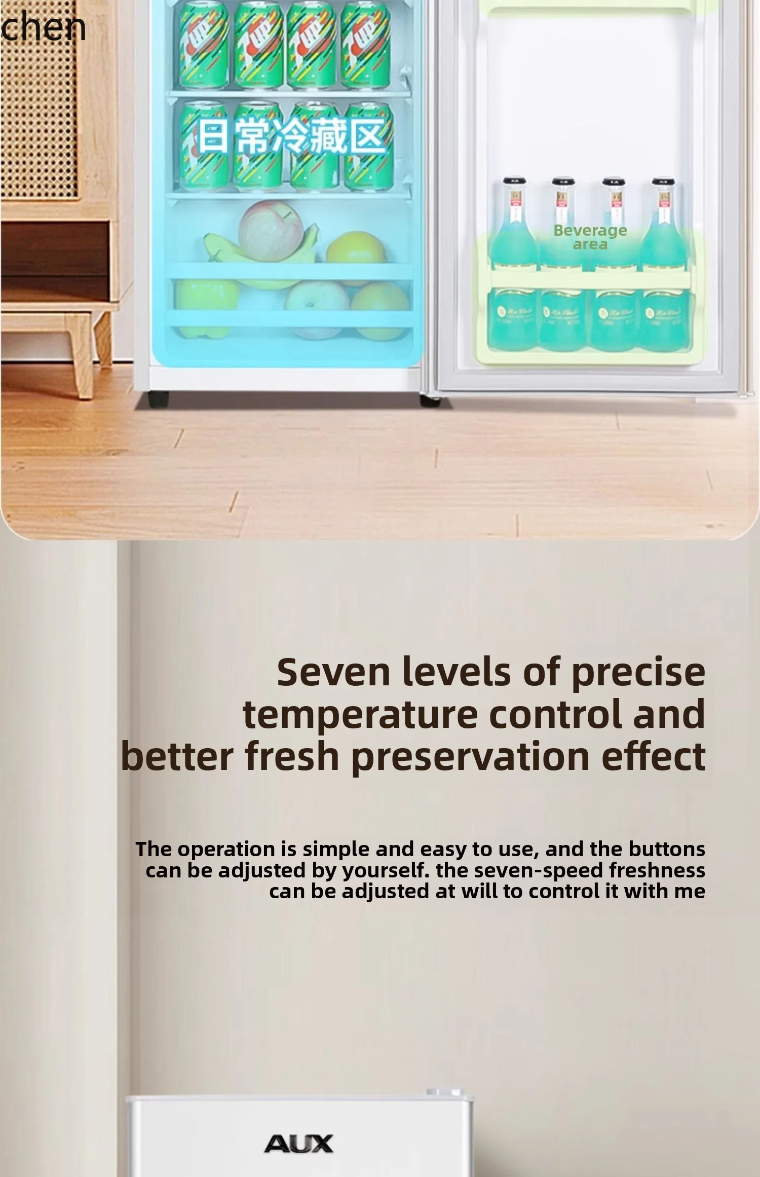 HTT Oaks kleine koelkast kleine dubbele deur kantoor mini tweepersoons slaapzaal huurkamer koelkast