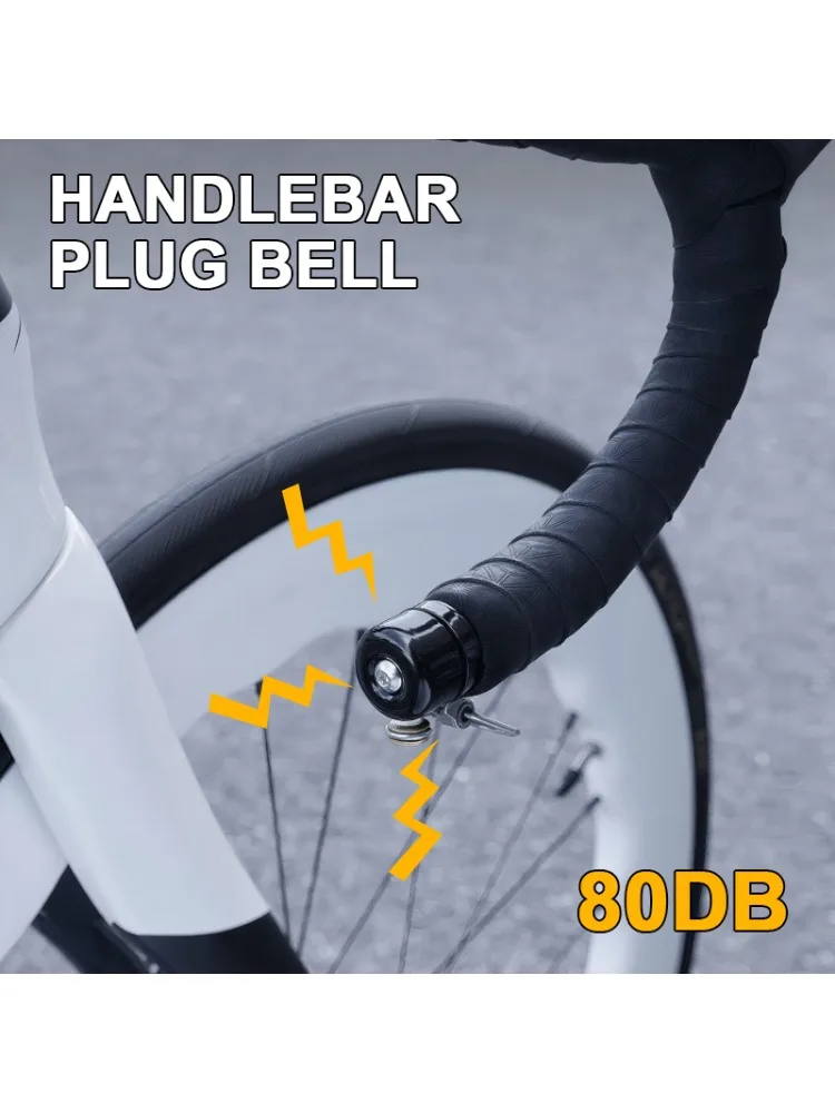 AliExpress NONE Sound Ordinary Bicycle Bell Clear Bike Bell Ring for MTB Road Bike Handlebar Plug Cycling Horn Waterproof Cycling Bar End Bell