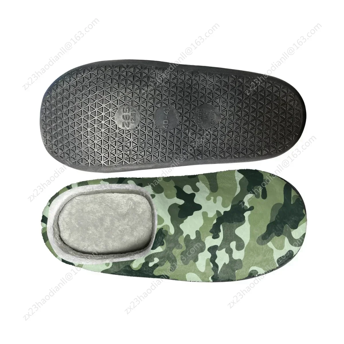 Fashion Camouflage Print Winter Warm Cotton Slippers Indoor Bedroom Flats Non-slip Footwear Dropshipping Cozy Couples Home Shoes