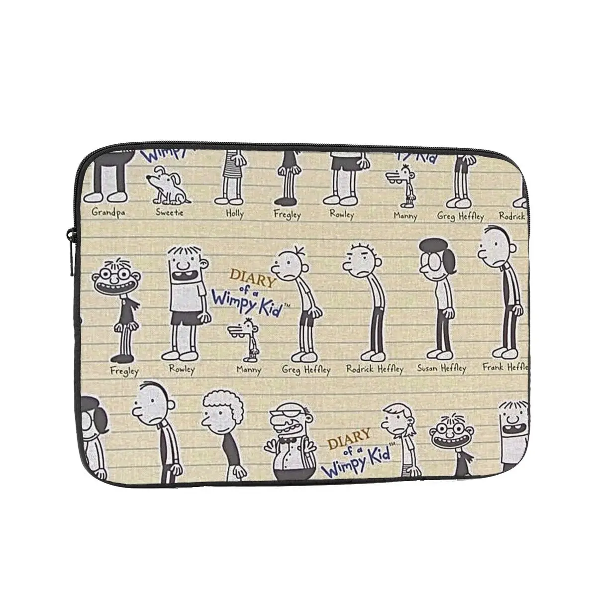Diary Of A Wimpy Kid (Cast) Notebook Laptop Bag Case Pouch 10 12 13 15 17 Inch For Macbook Air Pro Tablet Shockproof Case Bag