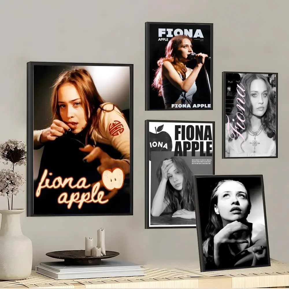 Singer F-Fiona Apple Poster Decorative Wall Art Stickers Mural Photo Print for Home Living Room Hallway Decor