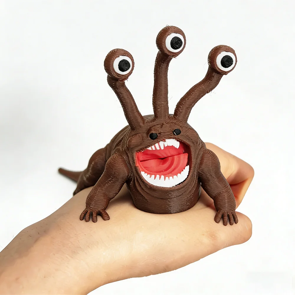 Figura de acción creativa impresa en 3D de Bloop, monstruo marino, leviatán, comedor de seres marinos, Bloop EL Gran Maja, kits de decoración abstracta para escritorio 2026