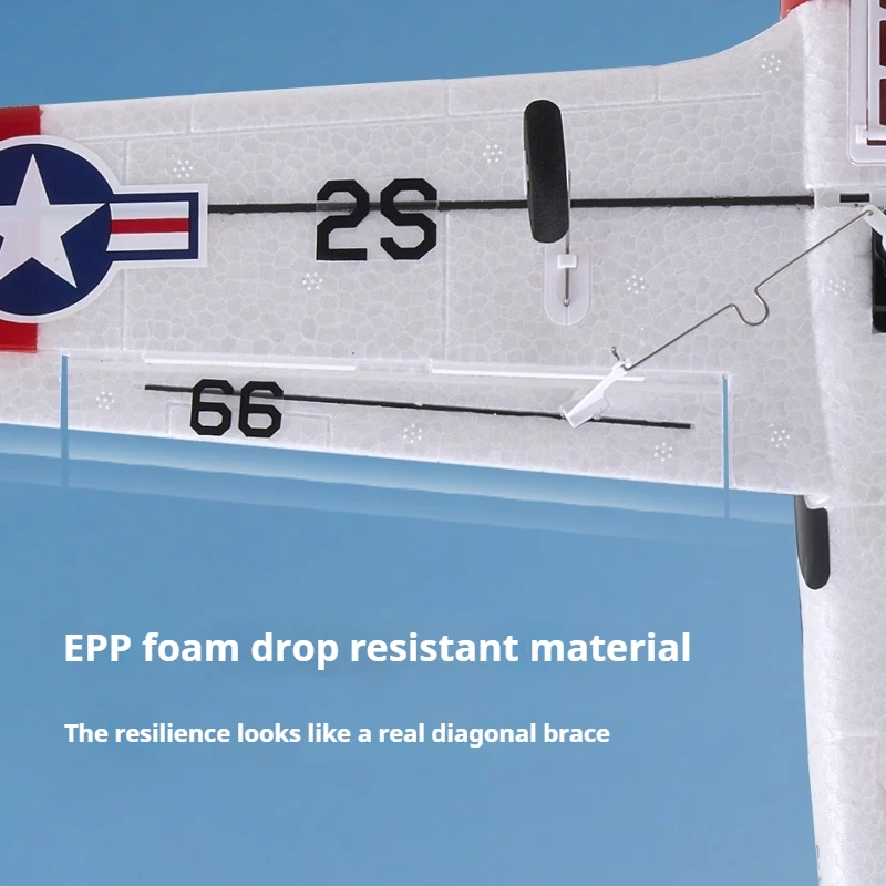 FMS 410 مللي متر T-28 طروادة أجنحة ثابتة تمهيدية الإلكترونية التحكم عن بعد طائرة نموذجية للمبتدئين الحرب العالمية الثانية نموذج طائرة #3