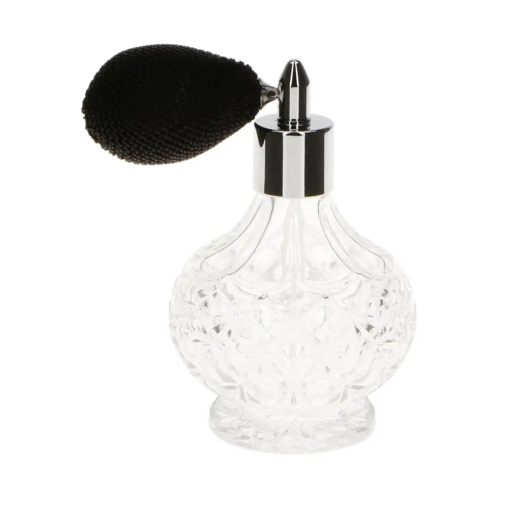 Retro Perfume Spray Bottle Fragrance Scent Aftershave Atomizer for Women Men