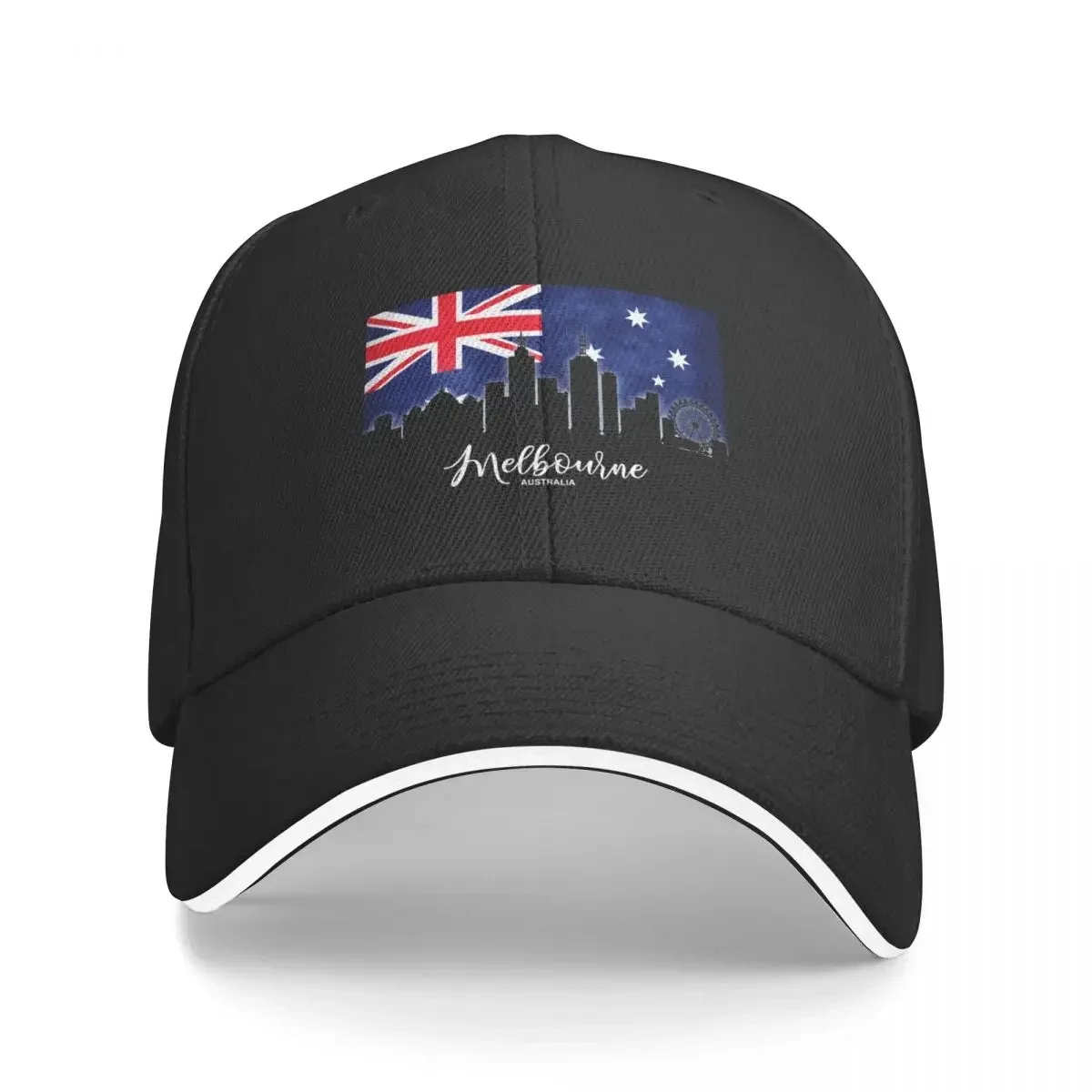 

My city from Australia, Melbourne, Victoria Baseball Cap Rave Wild Ball Hat Golf Women Men's