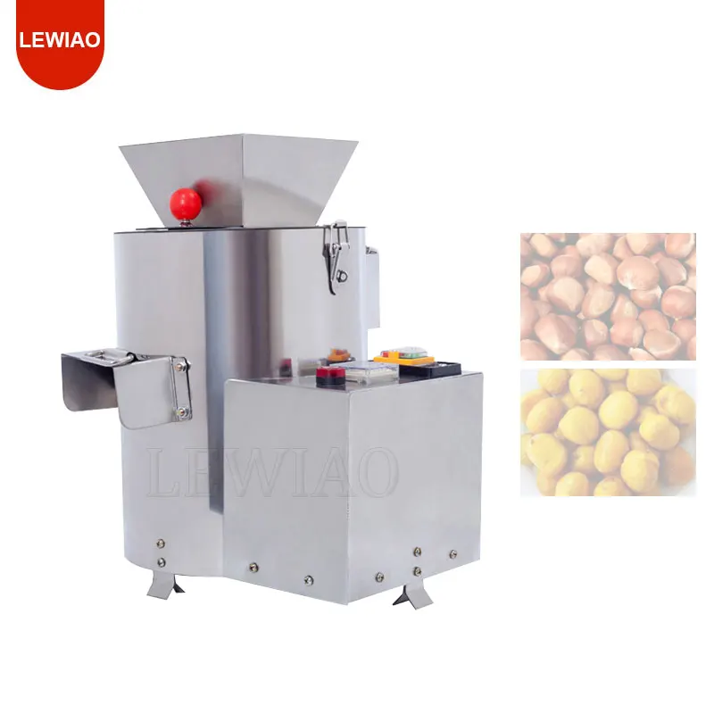 220V 550W Electric Chestnut Sheller Machine Commercial Automatic Chestnut Peeling Peeler Machine