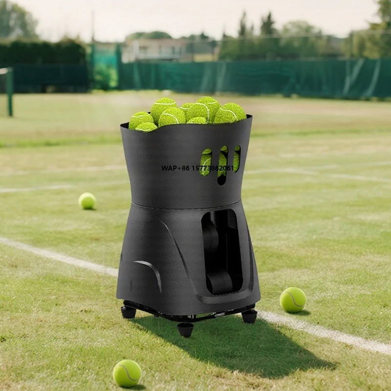 

Popular Compact 65+ Balls PUSUN PT Mini Pro Tennis Ball Machine APP Control Tennis Shooting Robot for Beginner