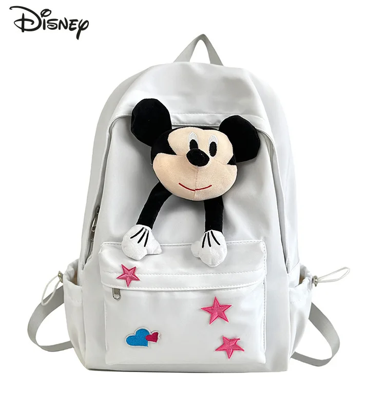 Mickey New 3D Doll Backpack Fashionable High Quality Student Backpack Cartoon Lightweight Large Capacity Girl Travel Backpack