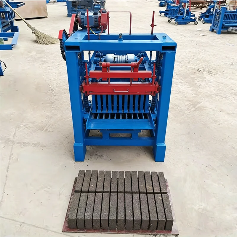 Best Sale Semi Automatic Brick Making Machine 220V Changeable Molds Produce Hollow Solid Paving Bricks Cement Equipment