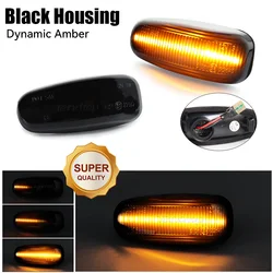 Dynamic LED Turn Signal Light Blinker Indicator Side Marker Repeater Lamp For Mercedes-BENZ E-Class W210 C-Class W202 W208