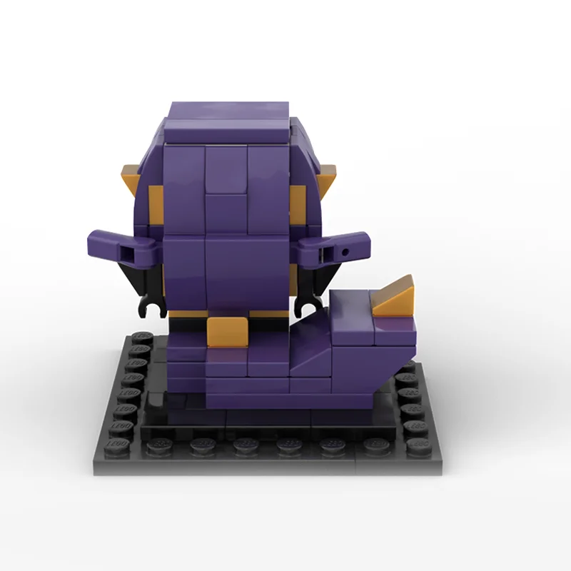 129pcs MOC Small Vexoria The Sun Eater Tail Brickheadz Model Building Blocks Toys Architecture Christmas Gift Brick Kids