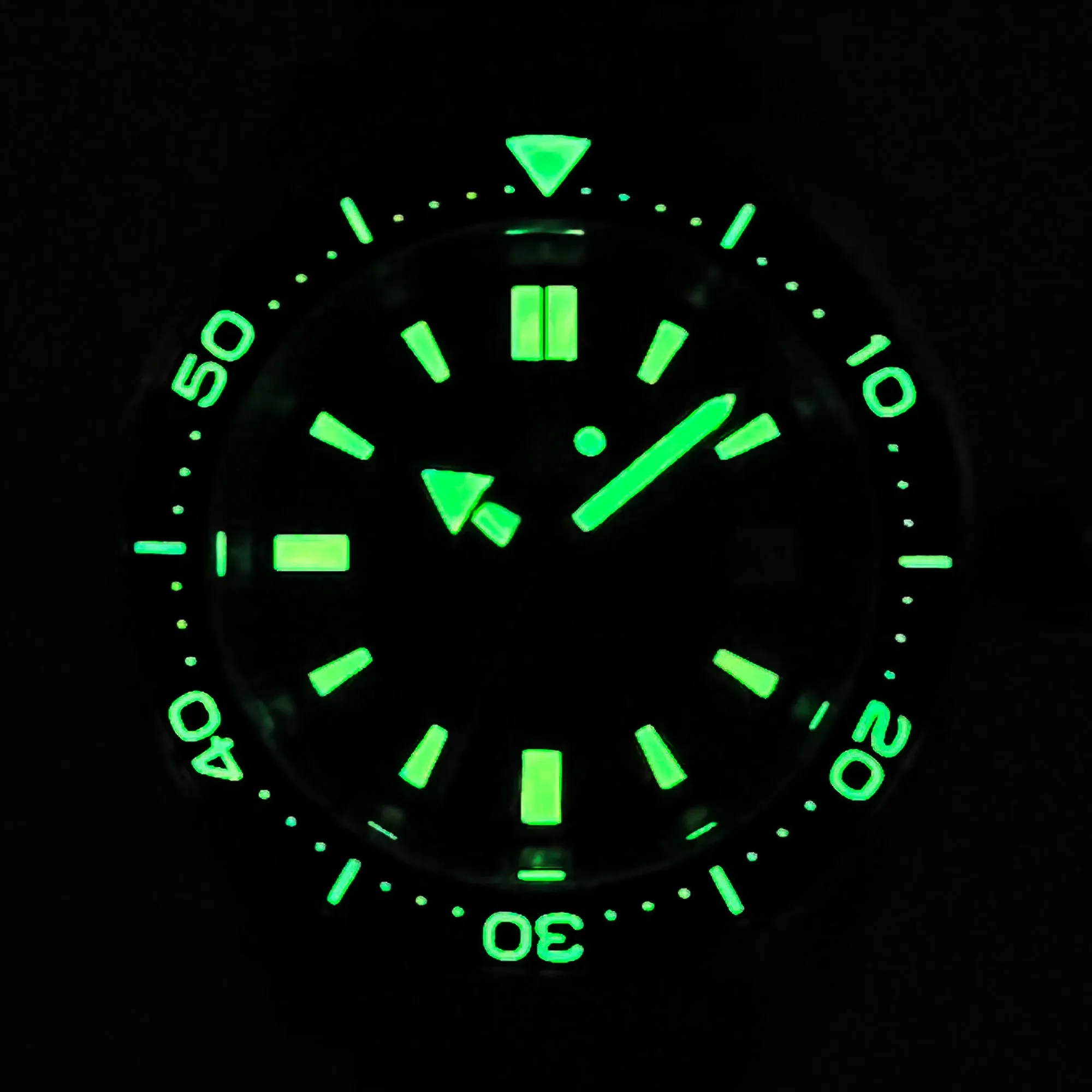 TACTICAL FROG Vintage Diving Watches for Men C3 Super Luminous 44mm Men\'s Manual Mechanical Wristwatch Clock Replica 62MAS