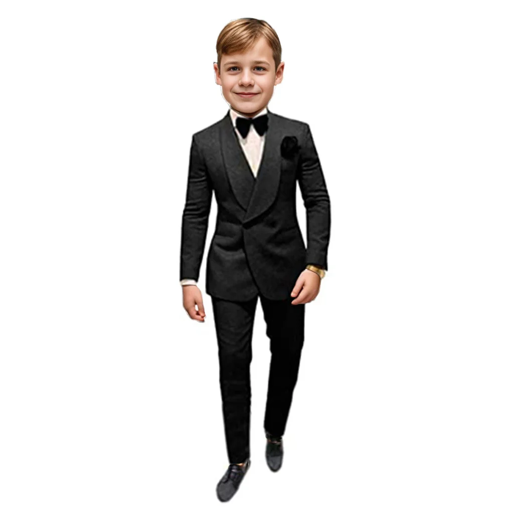 Formal Boy Suit  Children's  Blazer Sets For Boys Evening Dress Performance  Wedding Suit Elegant Tuxedos For Boy 2 Piece Prom