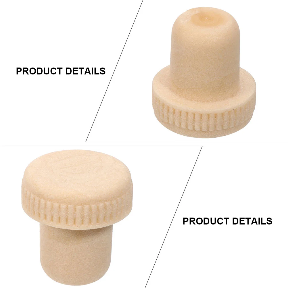 

20 Pcs Bottle Stoppers Polymer Corks Beverage Sealing Plugs Household Storage Kitchen Bar Tools