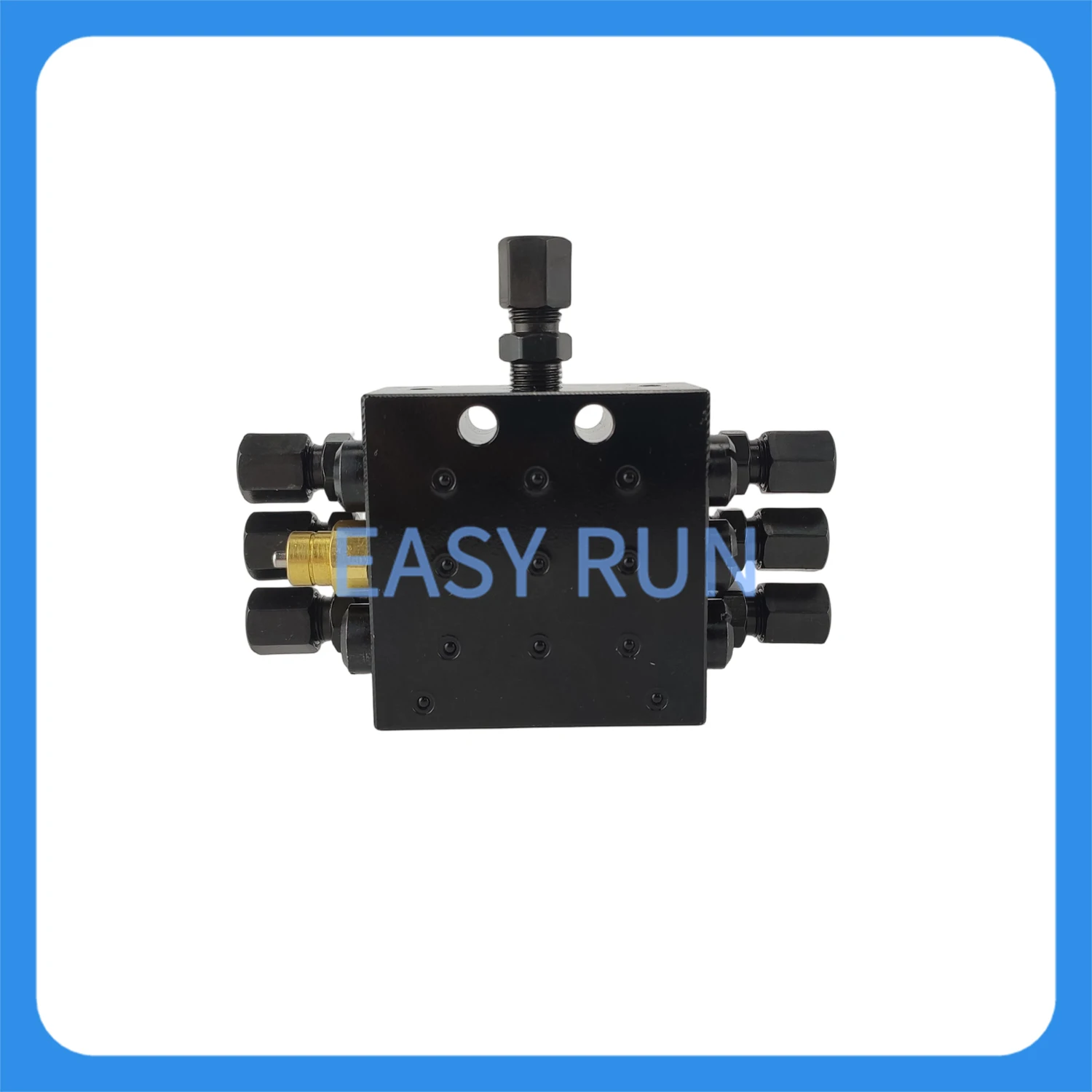 6 Way Progressive Grease Valve for Automotive Assembly & Conveyor Systems