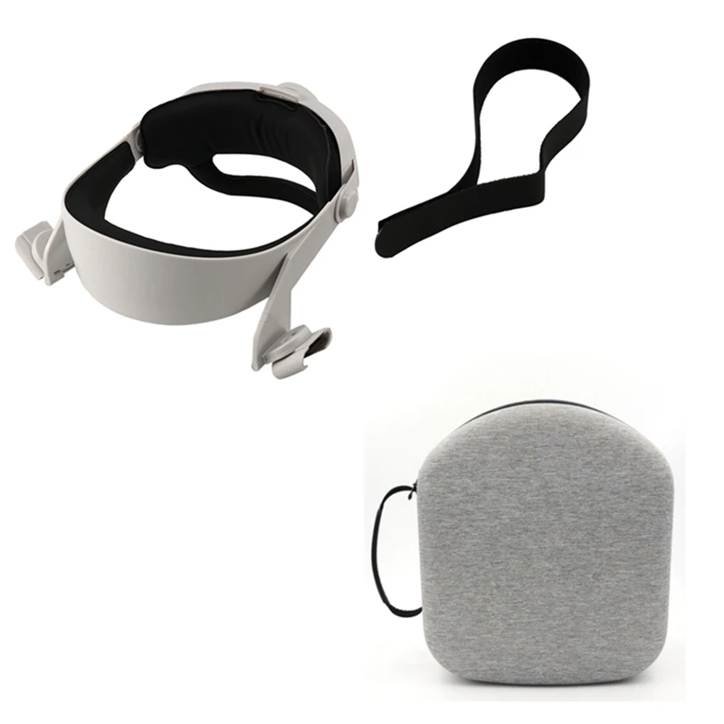 For Oculus Quest 2 Halo Strap Adjustable,Increase Supporting Force And Improve Comfort For Quest 2 With Storage Bag