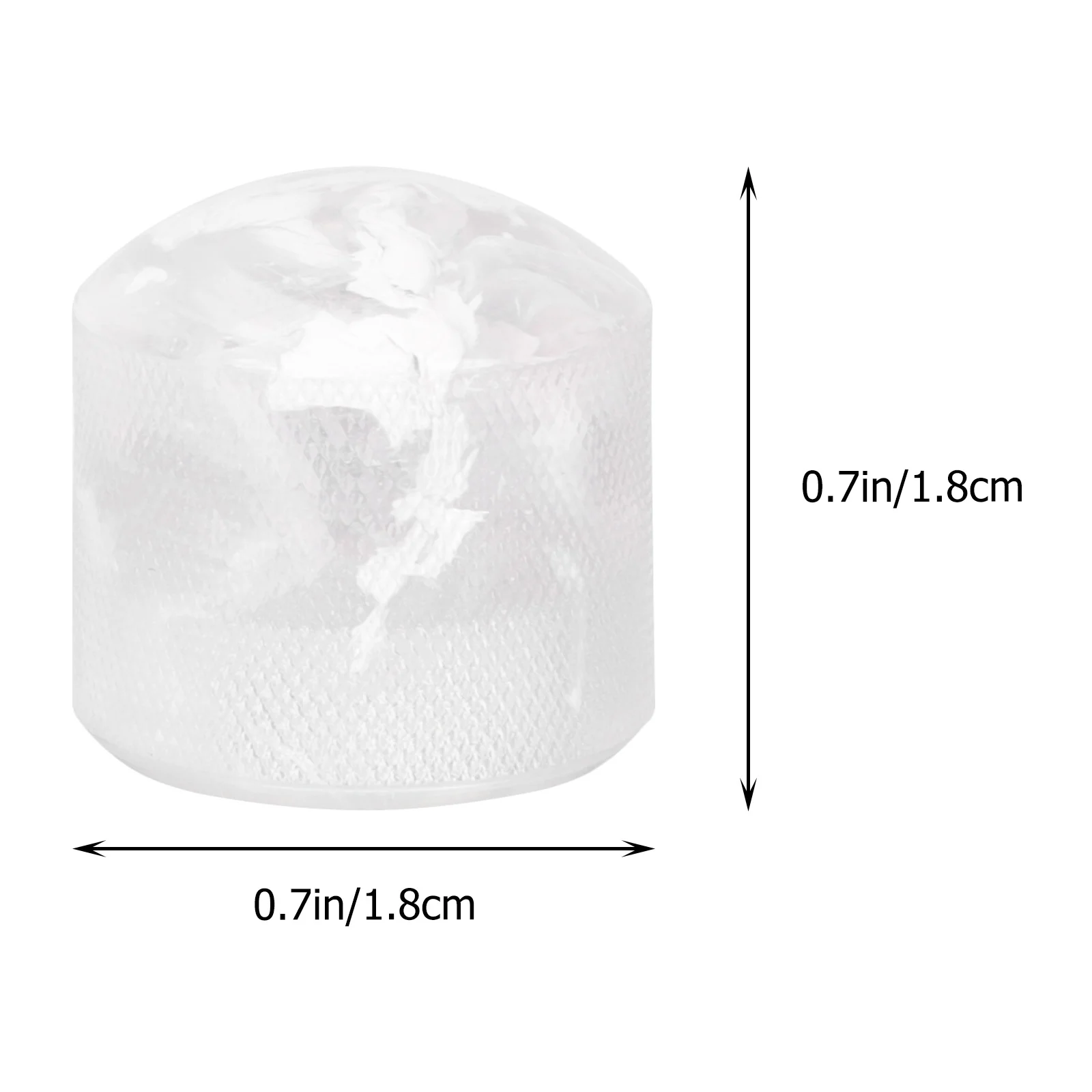 

1 Set Plastic Electric Guitar Knobs Bass Dome Control Knobs Wrench Included Audio Rotary Knob Replacement Parts For Electric