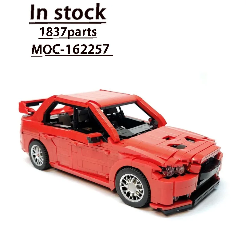 Popular MOC-162257 Classic Sports Red Limited Edition Supercar Model with 1837 Parts, Creative Birthday and Christmas Toy Gift